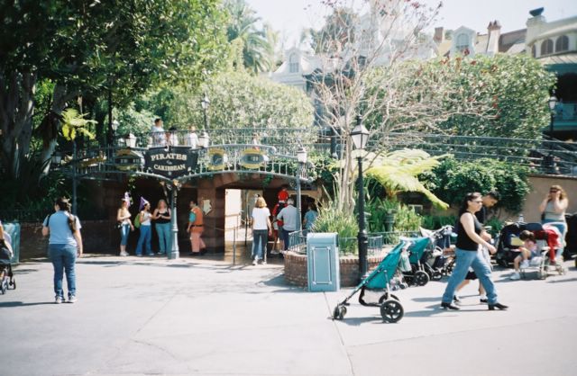 Freakish Pirates of the Carribean entrance.